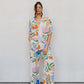 Donna Pants - Abstract Floral