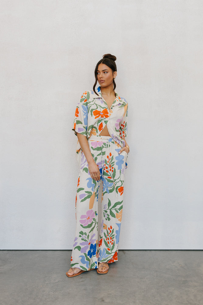 Donna Pants Matisse Floral