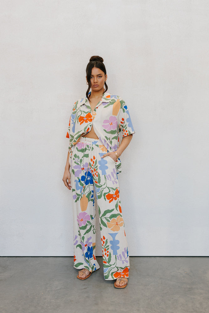 Winnie Top Matisse Floral