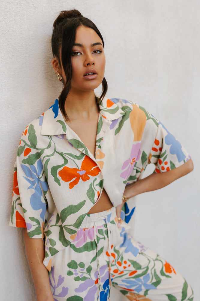 Winnie Top Matisse Floral
