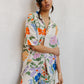 Donna Pants - Abstract Floral