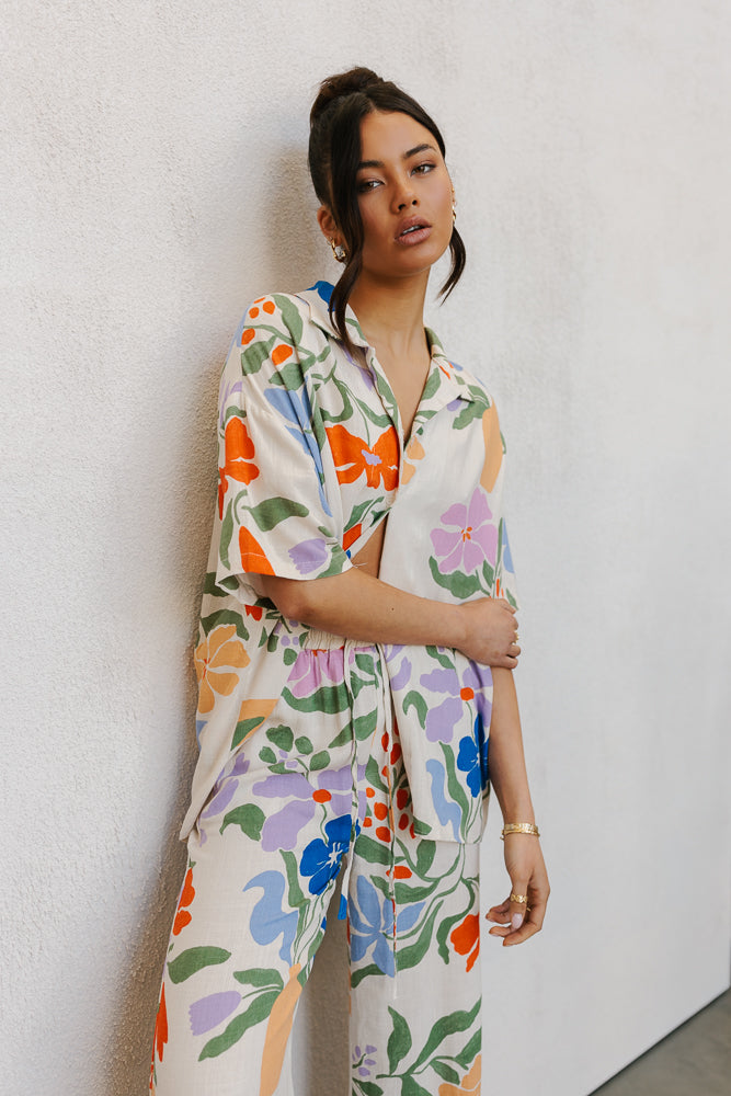 Donna Pants Matisse Floral