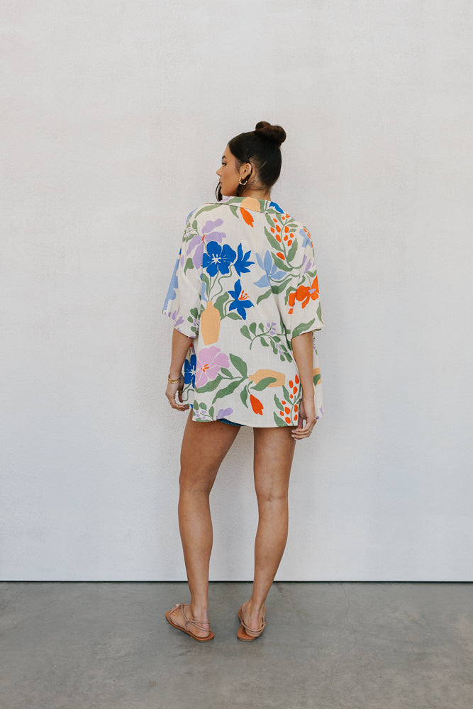 Winnie Top Matisse Floral