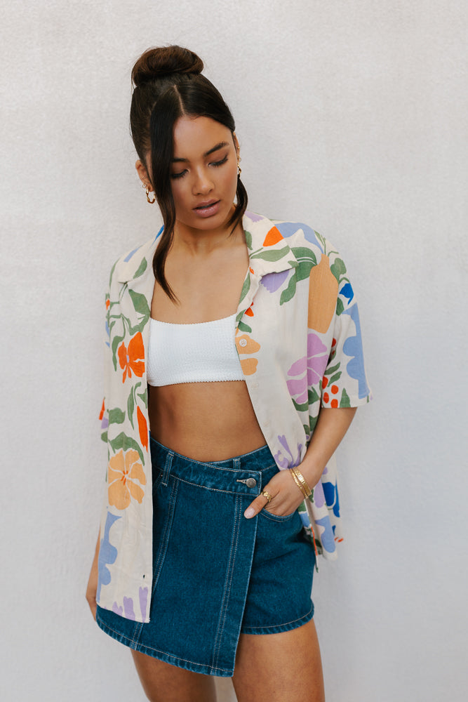 Winnie Top Matisse Floral