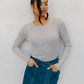 Silkah Top - Grey Marle