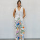 Donna Pants - Abstract Floral