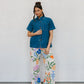 Donna Pants - Abstract Floral