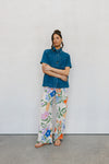 Donna Pants - Abstract Floral