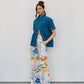 Donna Pants - Abstract Floral