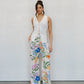 Donna Pants - Abstract Floral