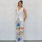 Donna Pants - Abstract Floral