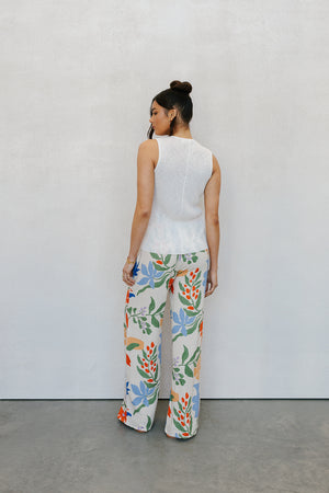 Donna Pants - Abstract Floral