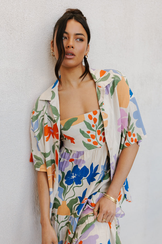 Winnie Top Matisse Floral