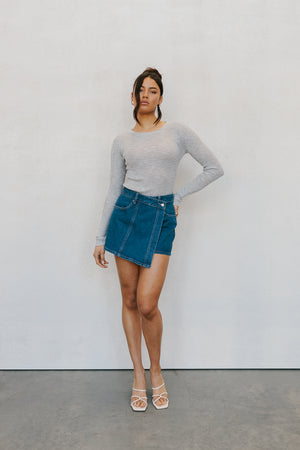 Spencer Skort - Indigo Denim