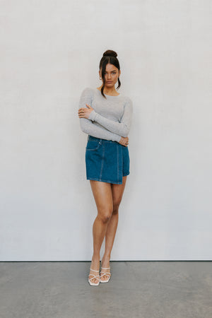 Spencer Skort - Indigo Denim