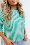 Arlow Jumper - Green Stripe