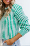 Arlow Jumper - Green Stripe