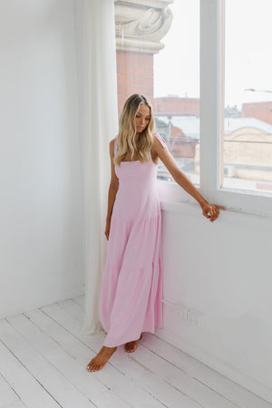 Briya Dress - Baby Pink