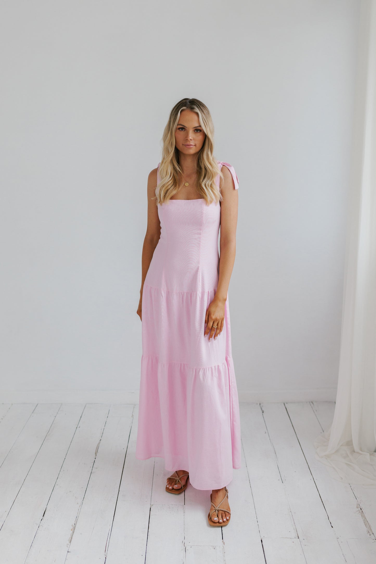 Briya Dress - Baby Pink