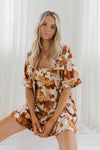 Juniper Dress - Brown Floral