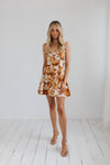 Juniper Dress - Brown Floral