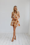 Juniper Dress - Brown Floral