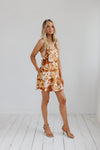 Juniper Dress - Brown Floral