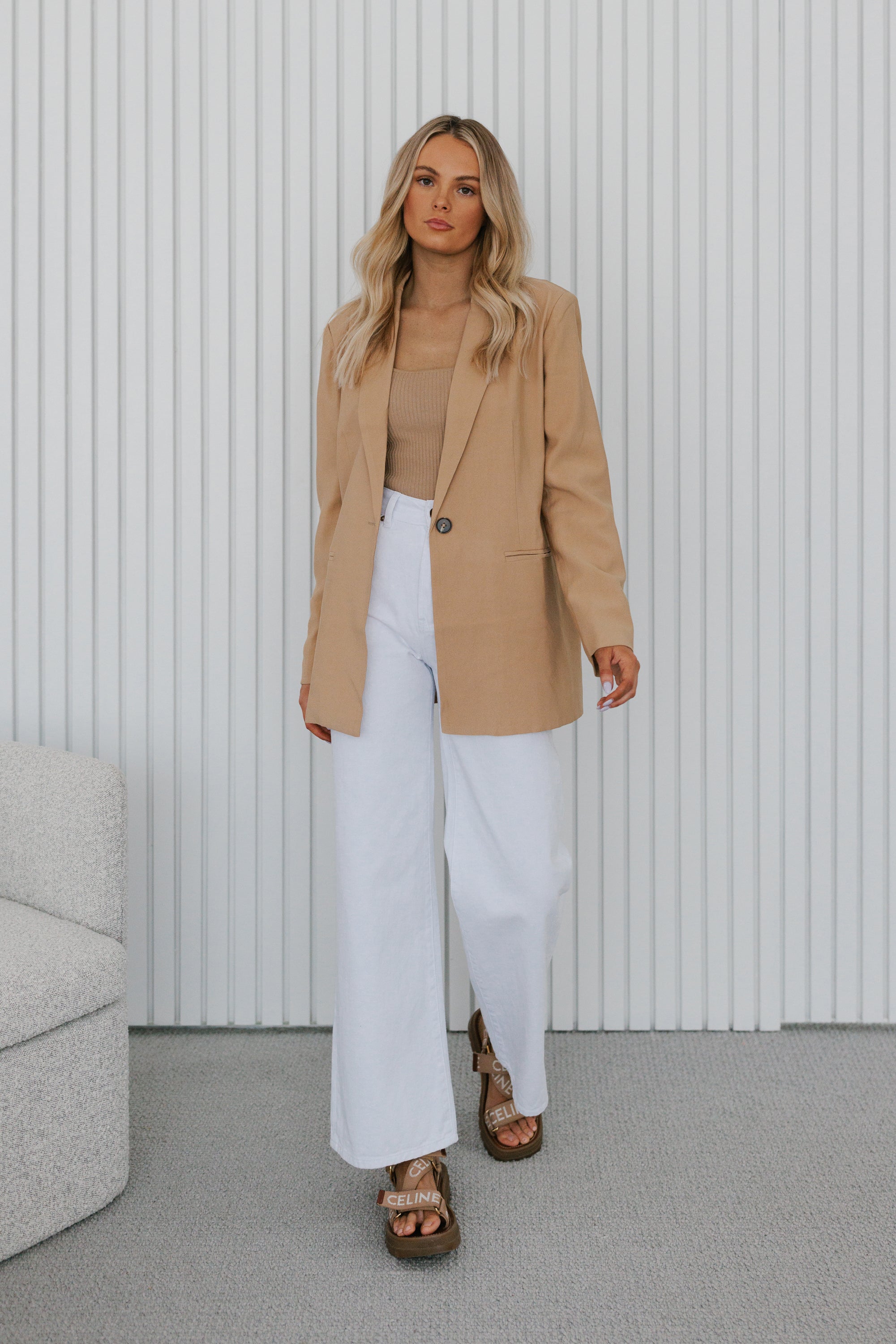 Brynn Blazer Camel