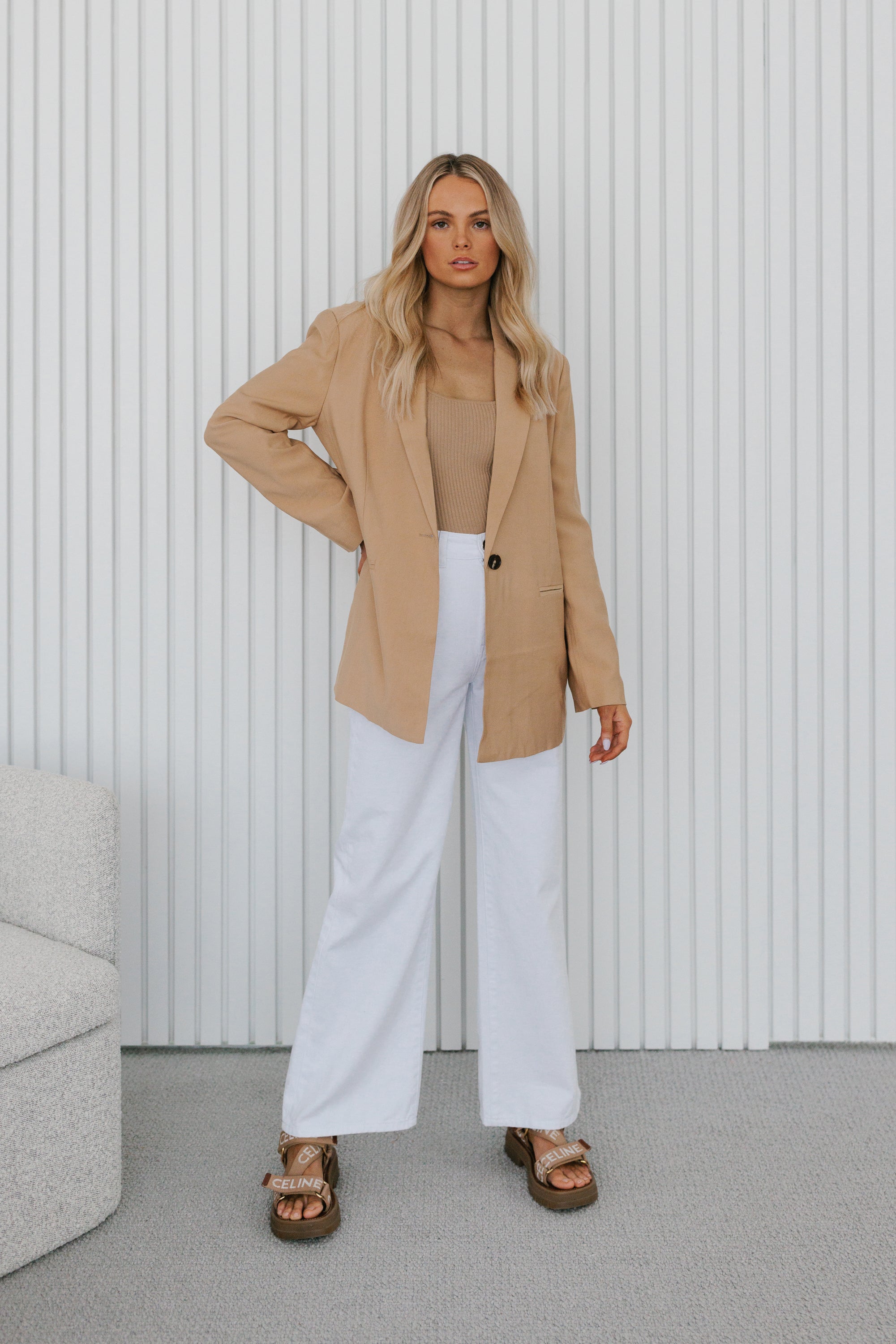 Brynn Blazer Camel