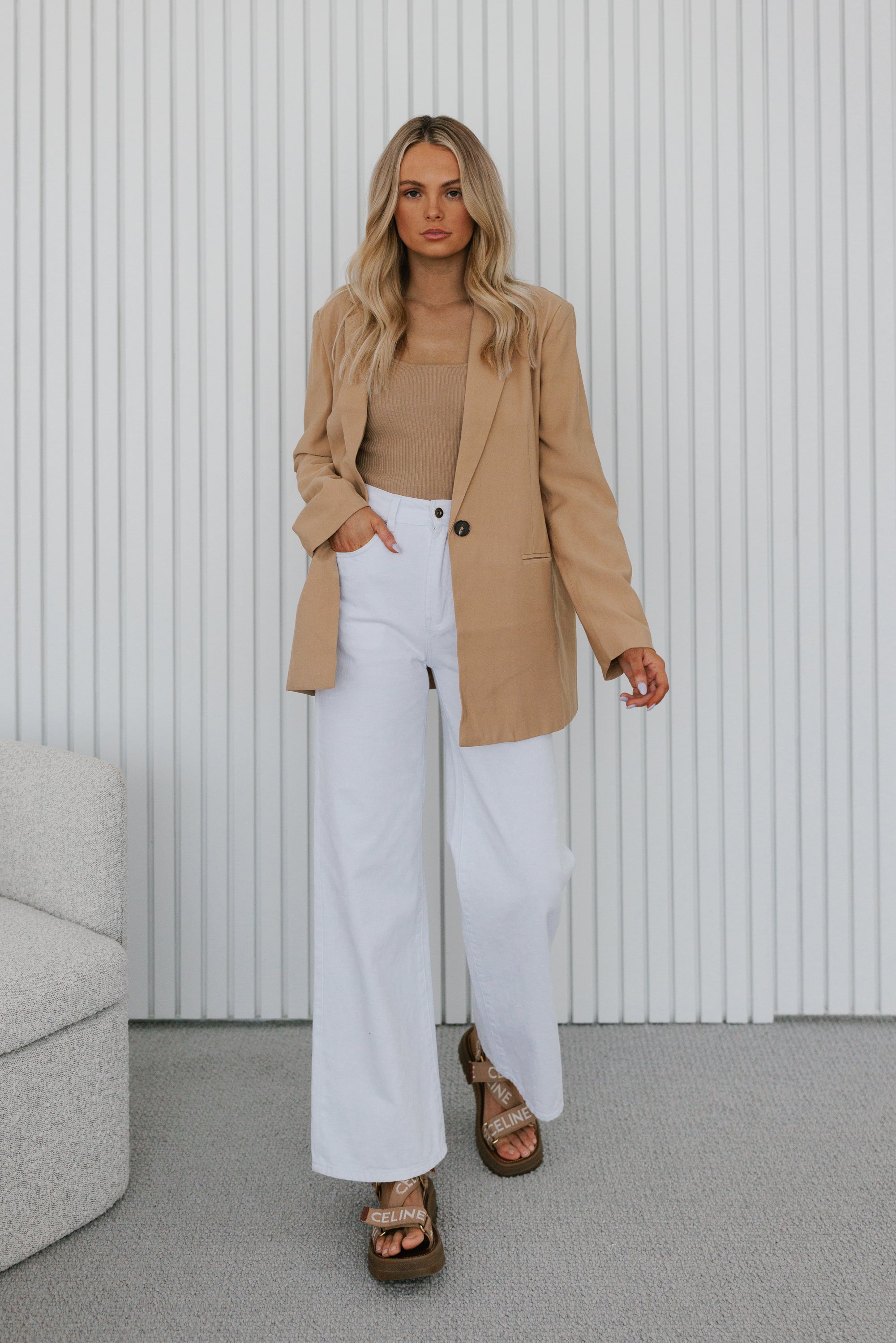 Brynn Blazer Camel