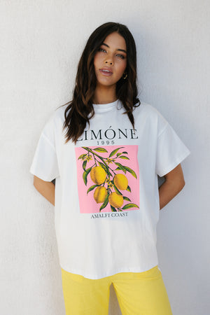 Limone Tee - White