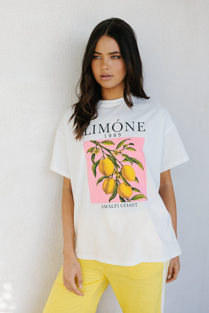 Limone Tee - White