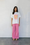 Cici Pants - Pink/Red Stripe