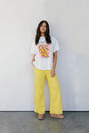 Narie Pants - Yellow/White Stripe