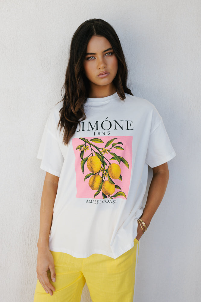 Limone Tee - White