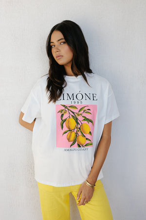 Limone Tee - White