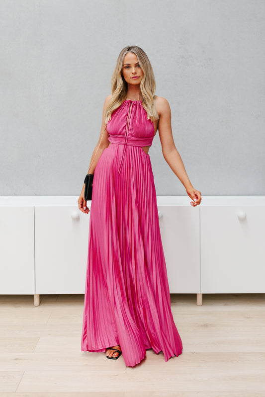 Caelia Dress - Fuchsia