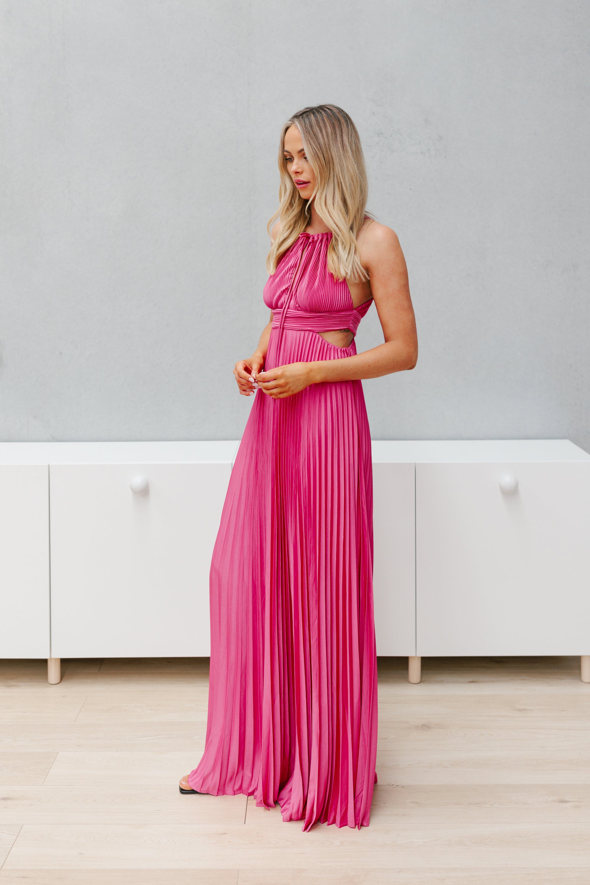 Caelia Dress Fuchsia