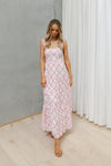 Vara Dress - White/Pink Print