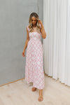 Vara Dress - White/Pink Print