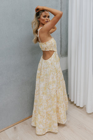 Tala Dress - Yellow Floral