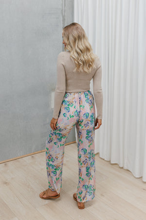 Ellery Pant - Lilac Floral