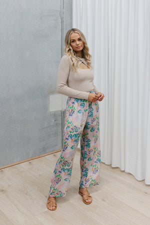 Ellery Pant - Lilac Floral