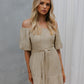 Elodie Dress - Golden Taupe
