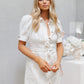 Elysia Dress - White Denim