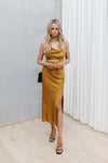 Ezra Dress - Golden Tan