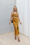 Ezra Dress - Golden Tan