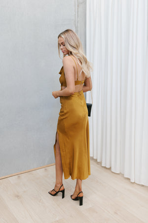 Ezra Dress - Golden Tan
