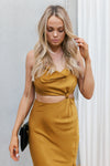 Ezra Dress - Golden Tan