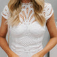 Gardot Dress - White Lace Embroidery